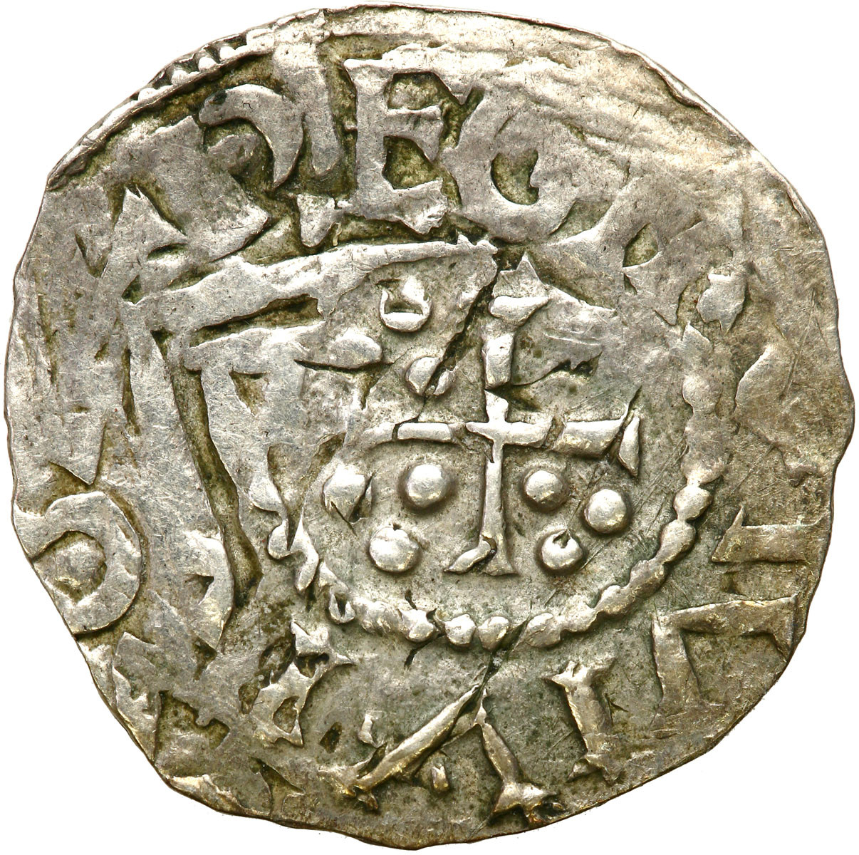 Niemcy, Bawaria - Ratyzbona. Ks. Henryk II Kłótnik 955-976 / 985-995. Denar